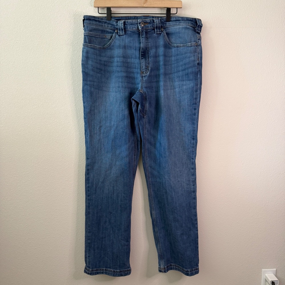 DULUTH Mens Cotton Ballroom DoubleFlex Jeans Size 36 x 32 Rugged
